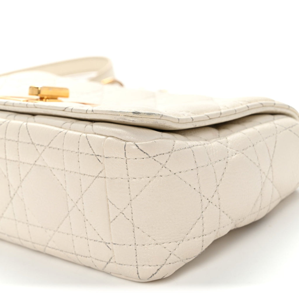 Calfskin Cannage Small Caro Bag Ivory wholesalehk.shop