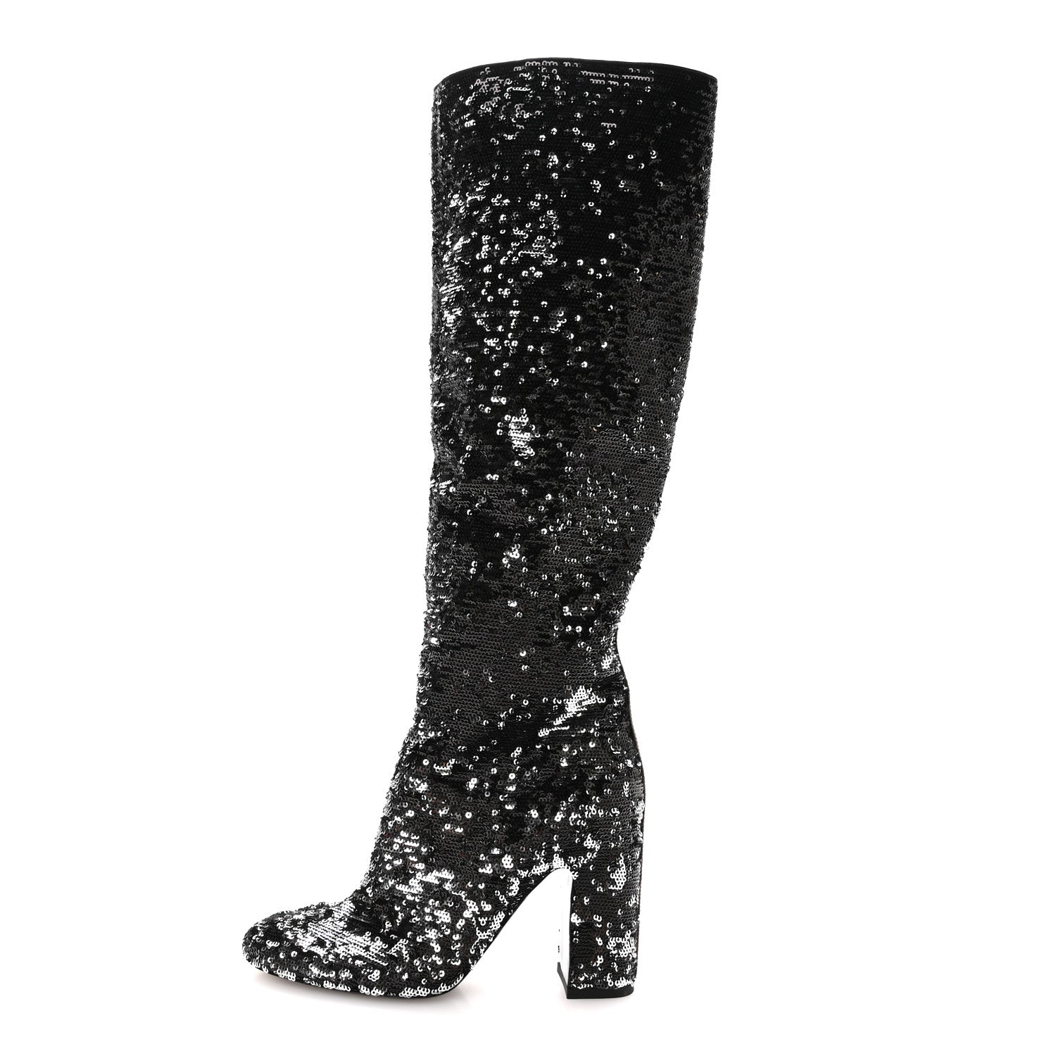 Sequin Donna High Boots 38 Black £¨ Direct shipment via from wholesalehk.shop