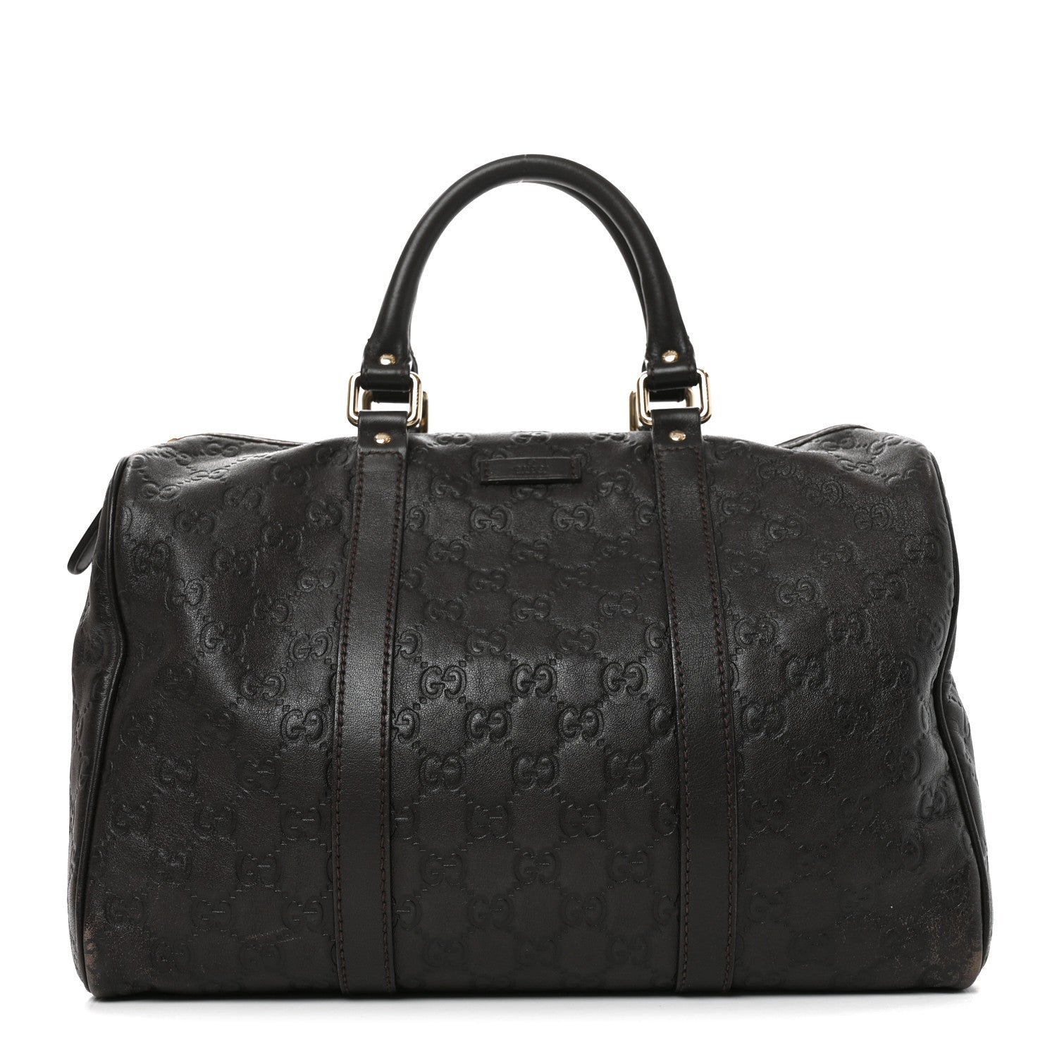 Guccissima Medium Joy Boston Dark Brown £¨ Direct shipment via from wholesalehk.shop