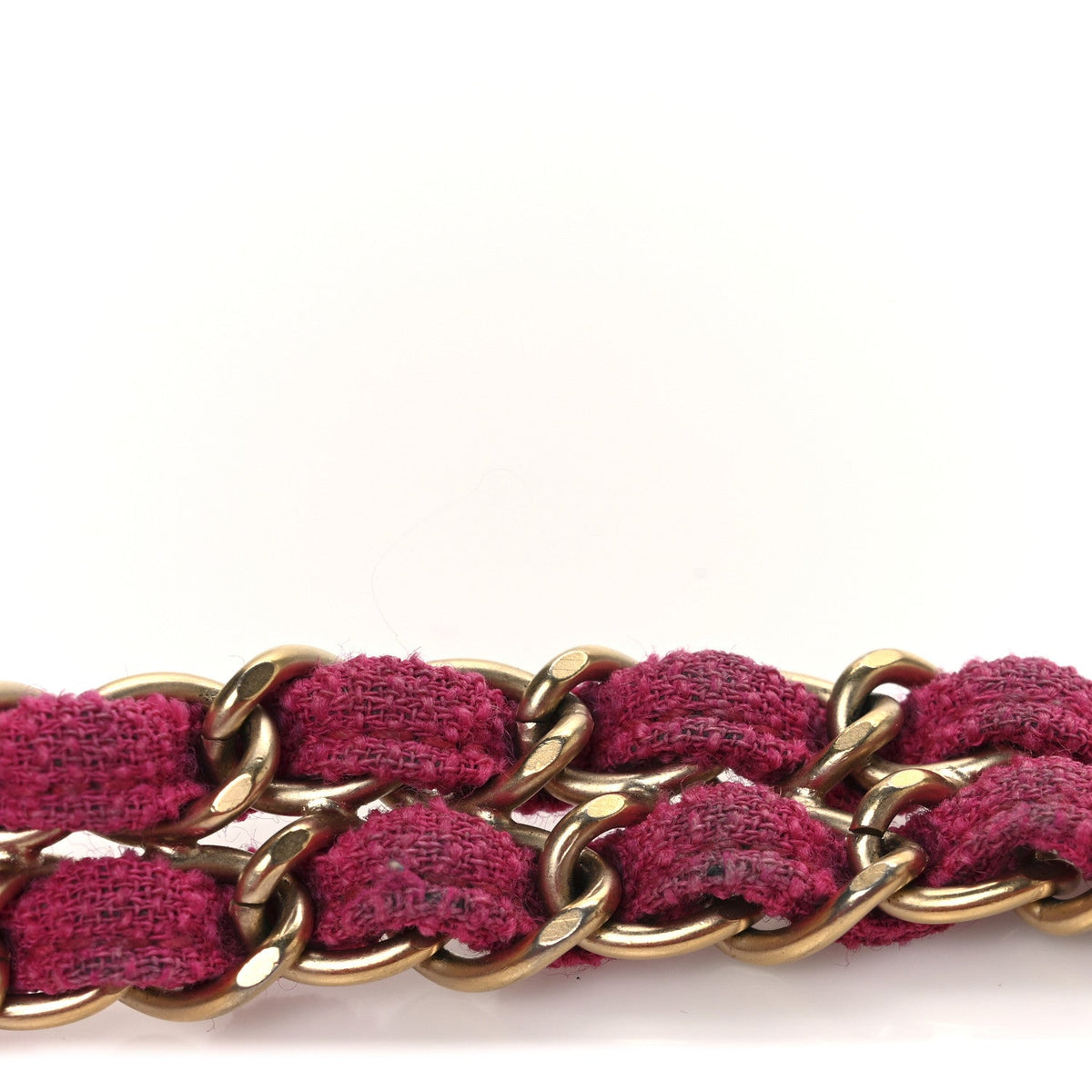 Tweed Quilted Medium Double Flap Fuchsia wholesalehk.shop