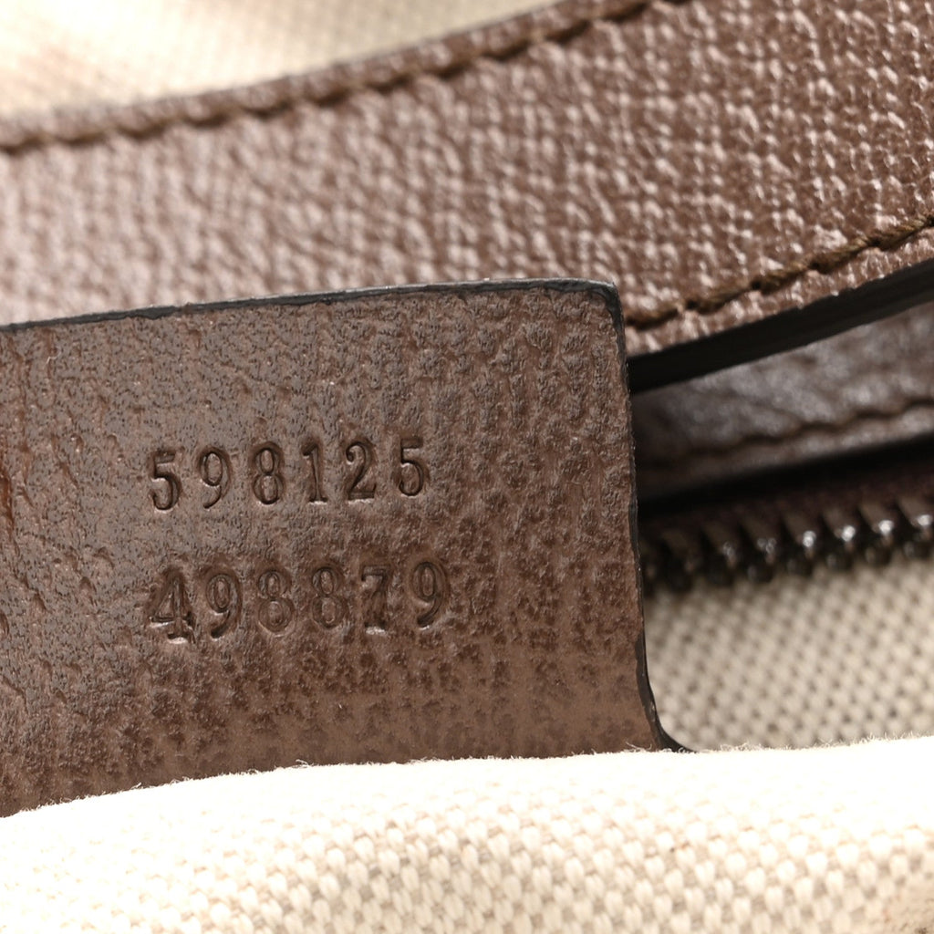 GG Supreme Monogram Web Small Ophidia Half Moon Hobo Brown wholesalehk.shop