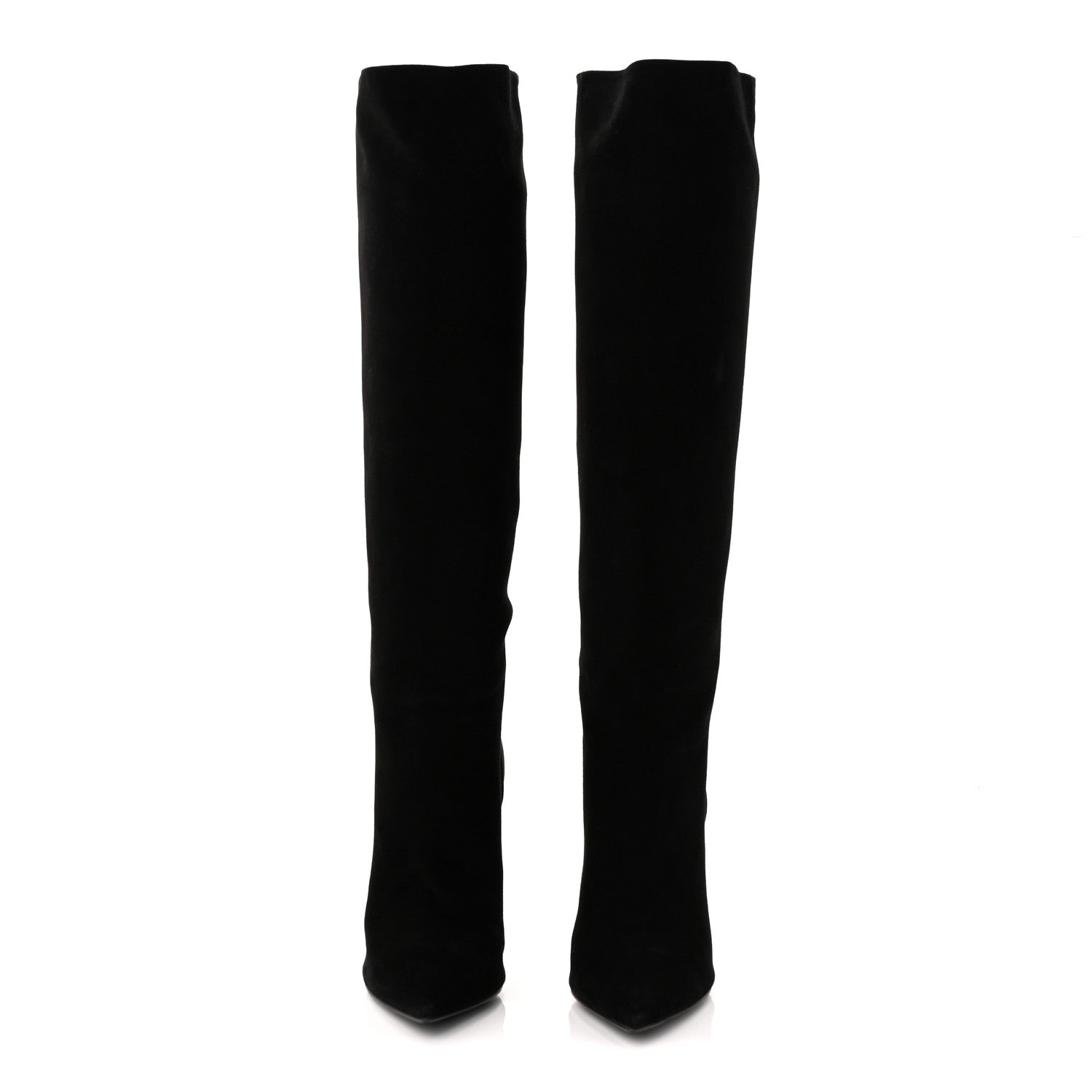 Suede High Boots 41 Black £¨ Direct shipment via from wholesalehk.shop