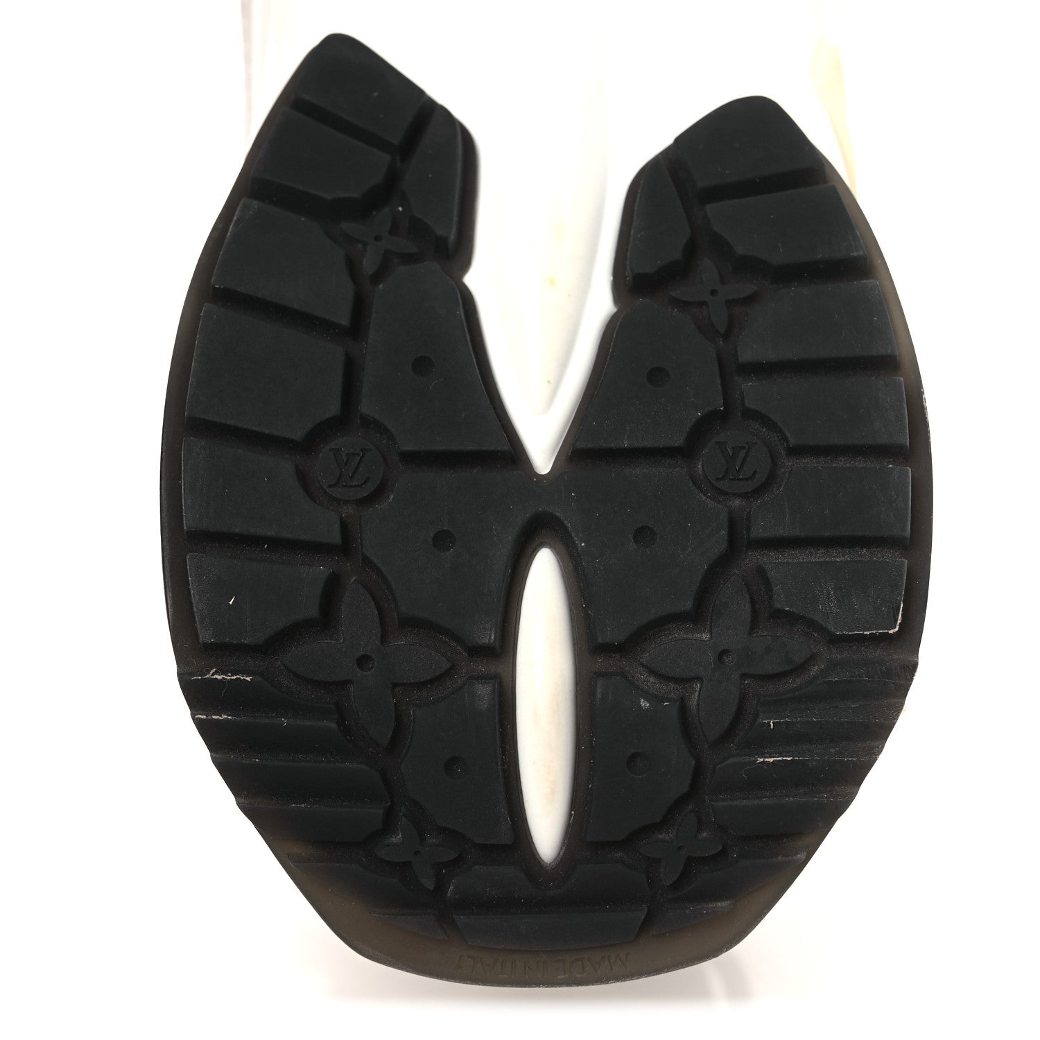 Monogram Calfskin Run 55 Sneakers 38 White £¨ Direct shipment via from wholesalehk.shop