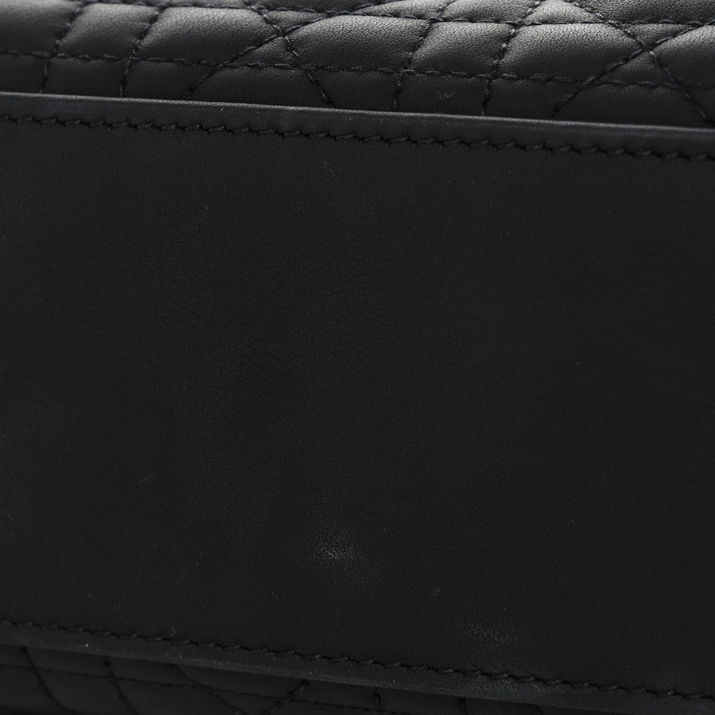 Ultra Matte Calfskin Cannage Small My ABCDior Lady Dior Black wholesalehk.shop