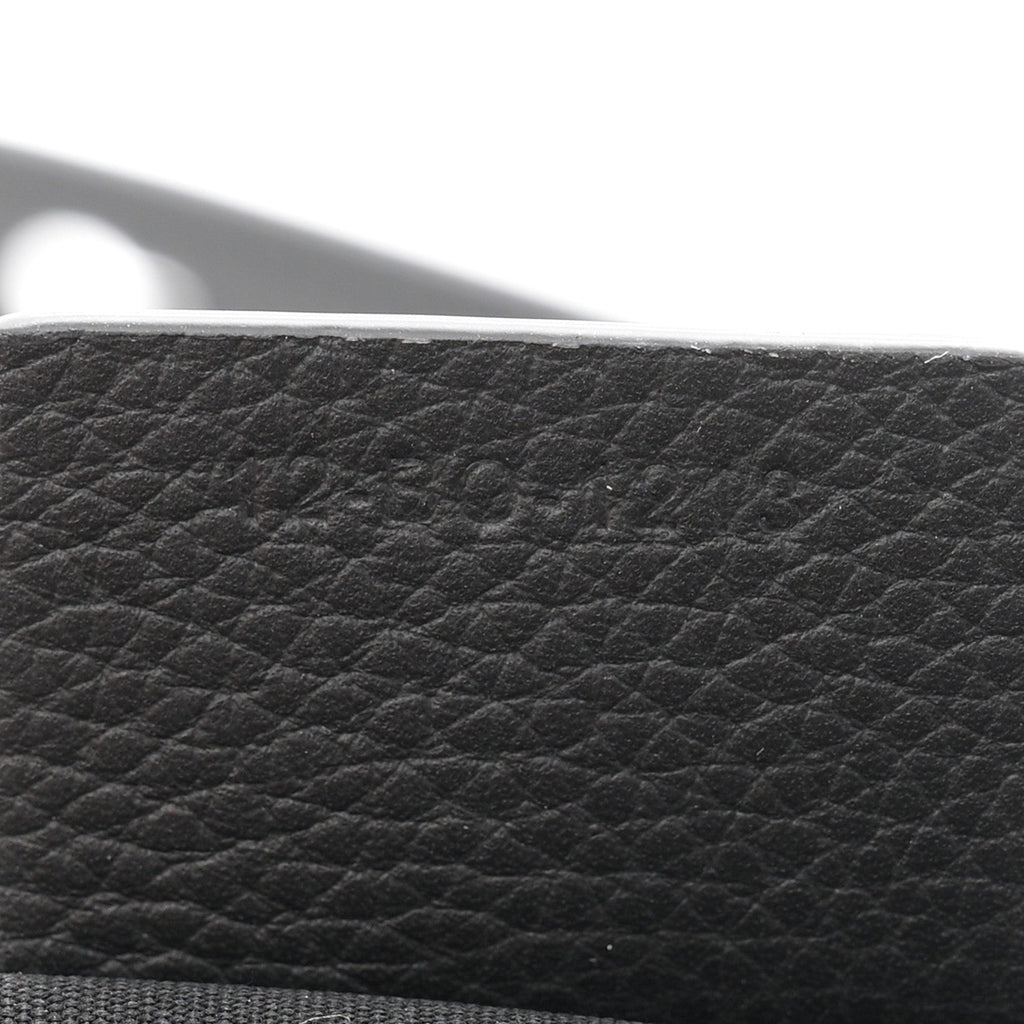 Grained Calfskin Oblique Mini Saddle Messenger Bag With Flap Beige Black wholesalehk.shop