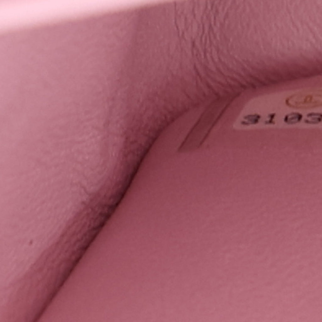 Caviar Quilted Medium Double Flap Light Pink wholesalehk.shop