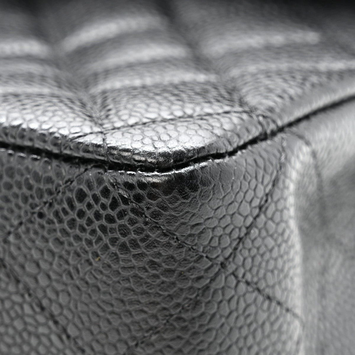 Caviar Quilted Medium Double Flap Black wholesalehk.shop