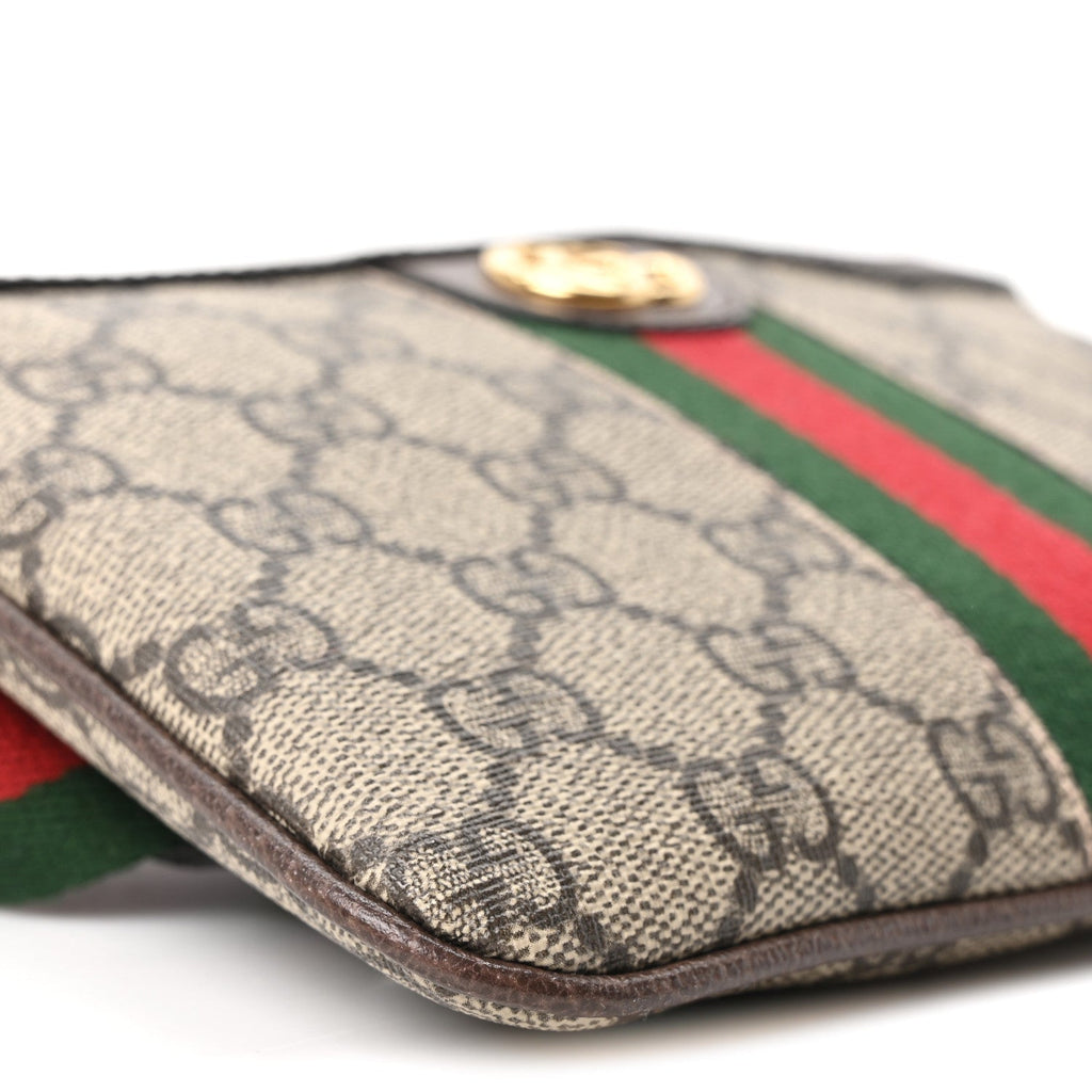 GG Supreme Monogram Web Ophidia Utility Belt Bag  85 34 Beige Ebony New Acero wholesalehk.shop