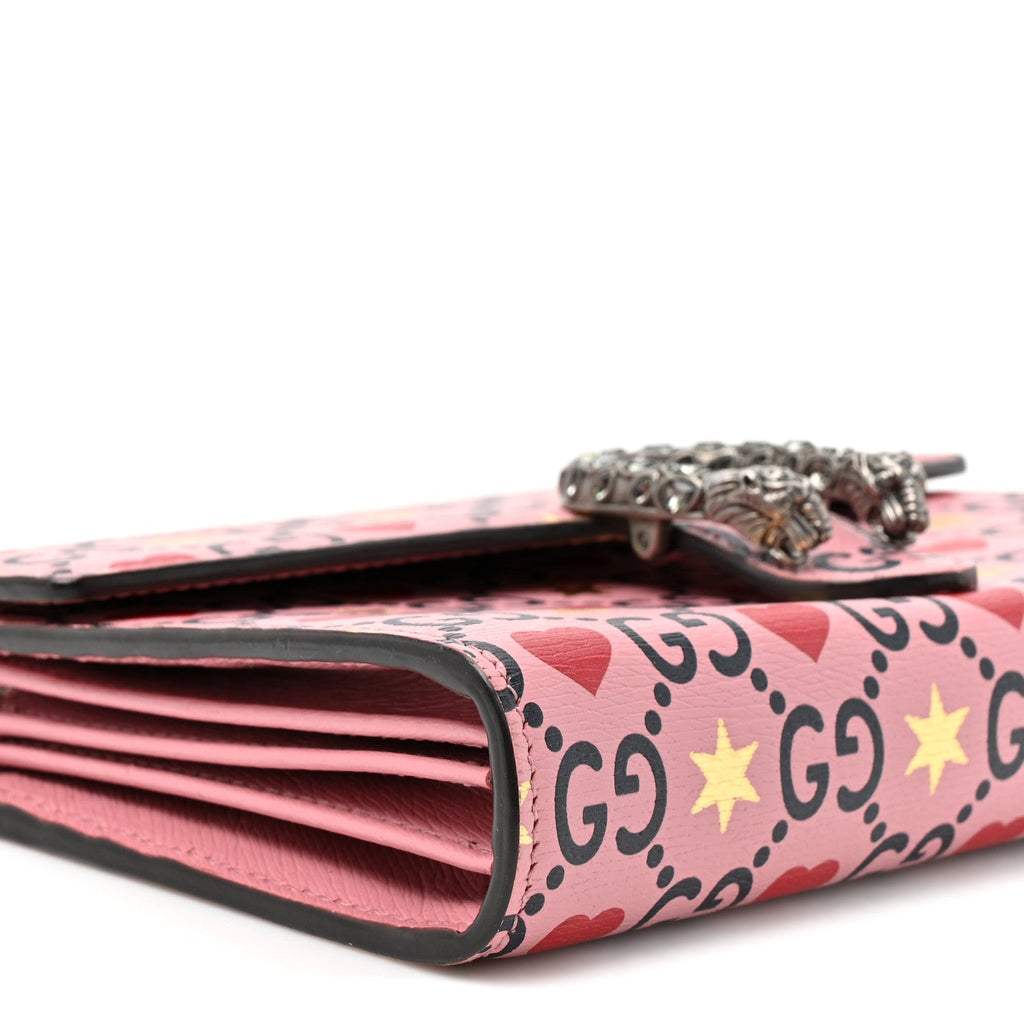 Calfskin Valentine's Day Exclusive Mini Dionysus Chain Wallet wholesalehk.shop