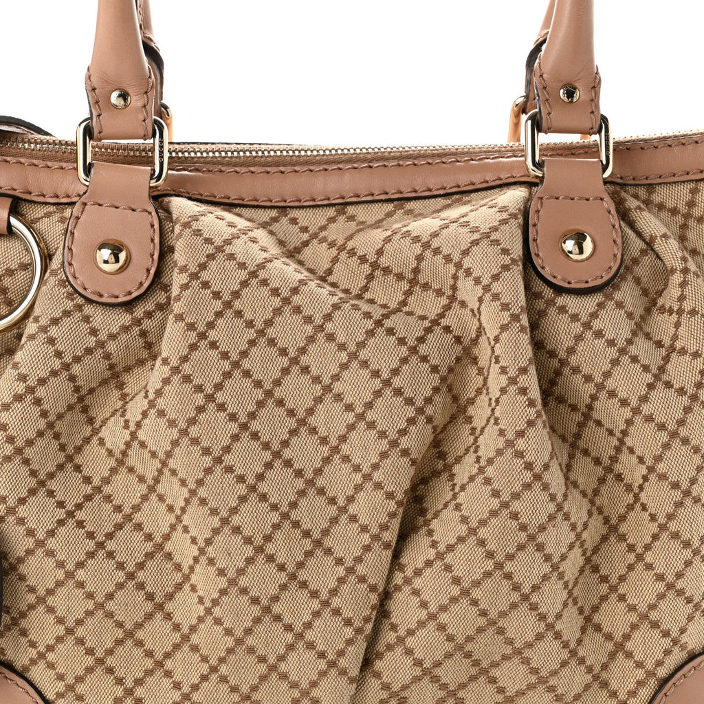 Diamante Medium Sukey Top Handle Bag Beige Pink wholesalehk.shop