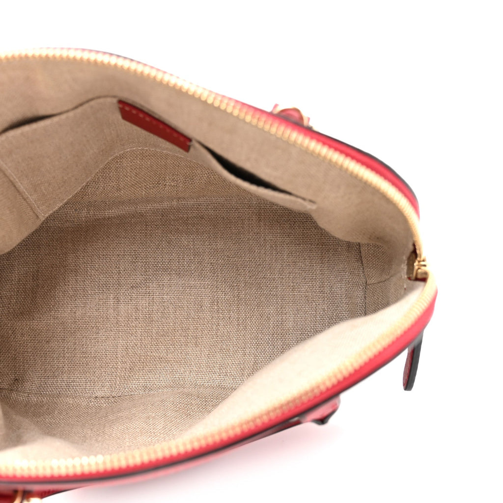 Soft Microguccissima Mini Dome Bag Rosso £¨ Direct shipment via from wholesalehk.shop