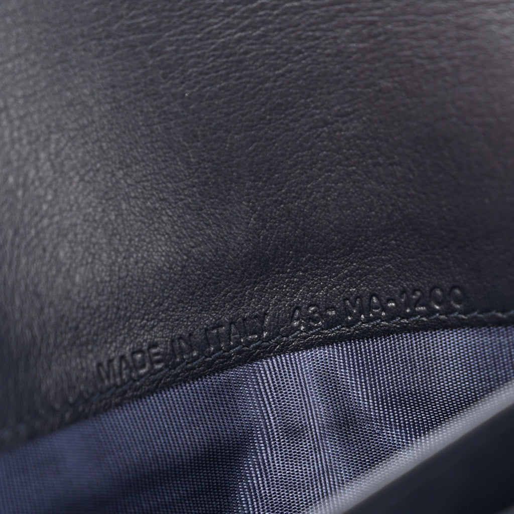 Oblique Saddle Chain Long Wallet Blue wholesalehk.shop