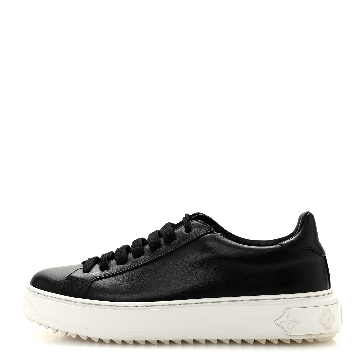 Calfskin Time Out Sneakers 38.5 Black £¨ Direct shipment via from wholesalehk.shop