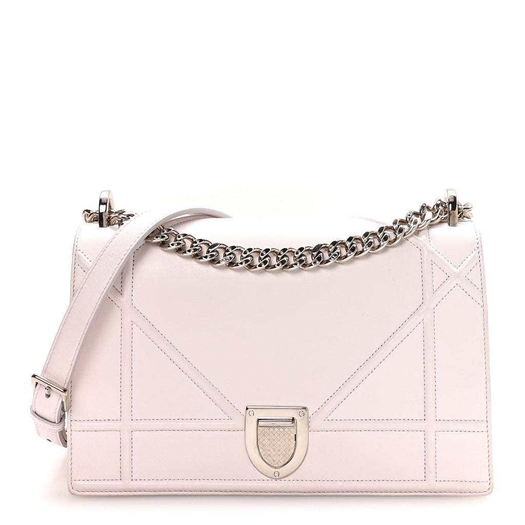 Calfskin Medium Diorama Flap Bag Off White ¡§ Direct shipment via from wholesalehk.shop