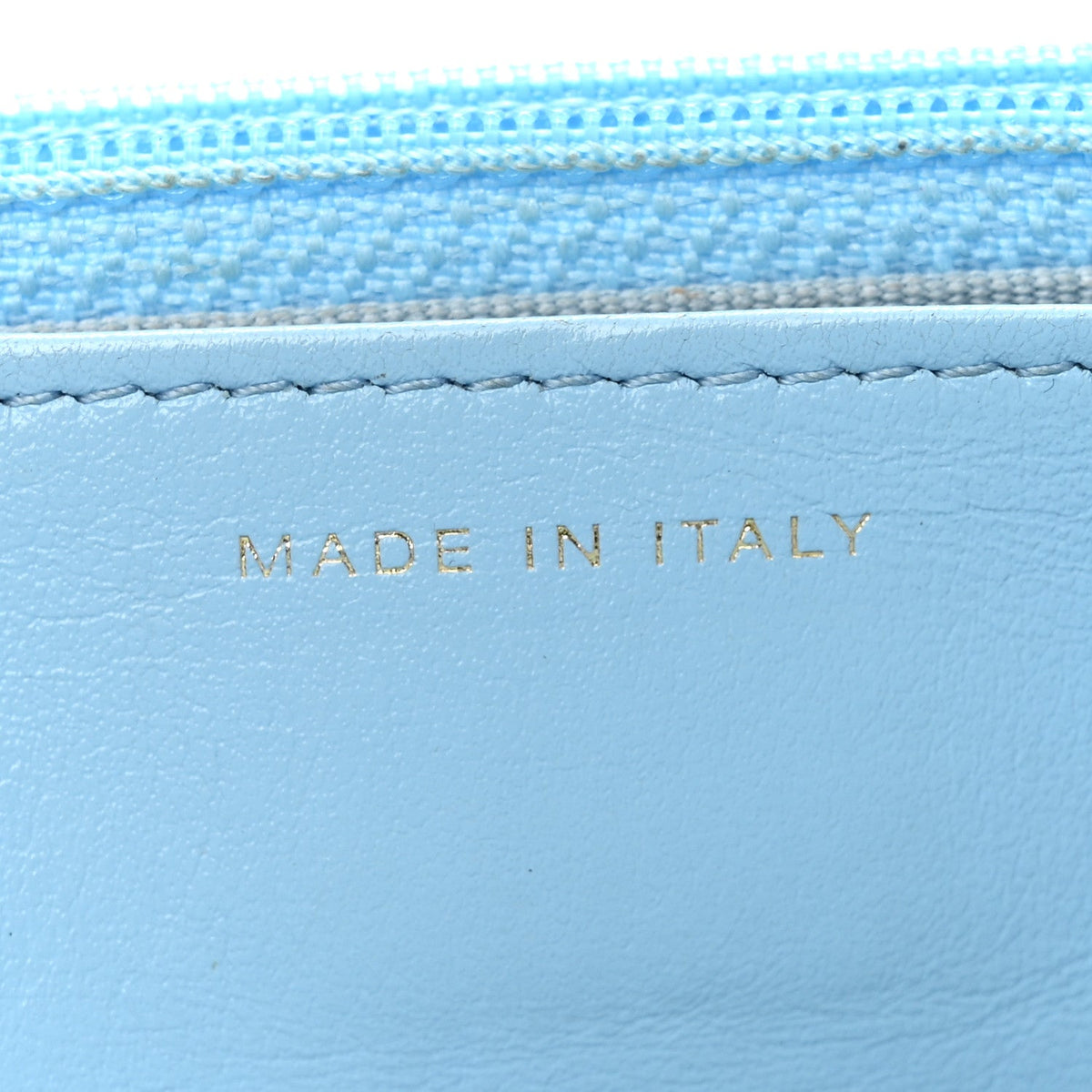 Lambskin Quilted Chanel 19 Wallet On Chain WOC Light Blue wholesalehk.shop