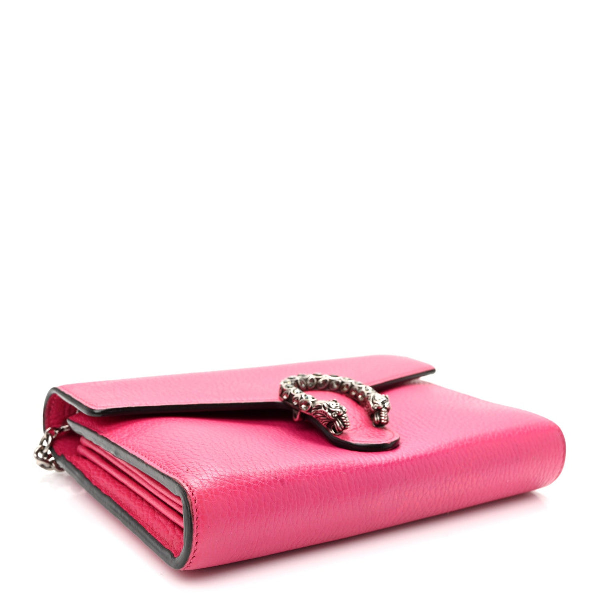 Dollar Calfskin Crystal Mini Dionysus Chain Wallet Box Pink wholesalehk.shop