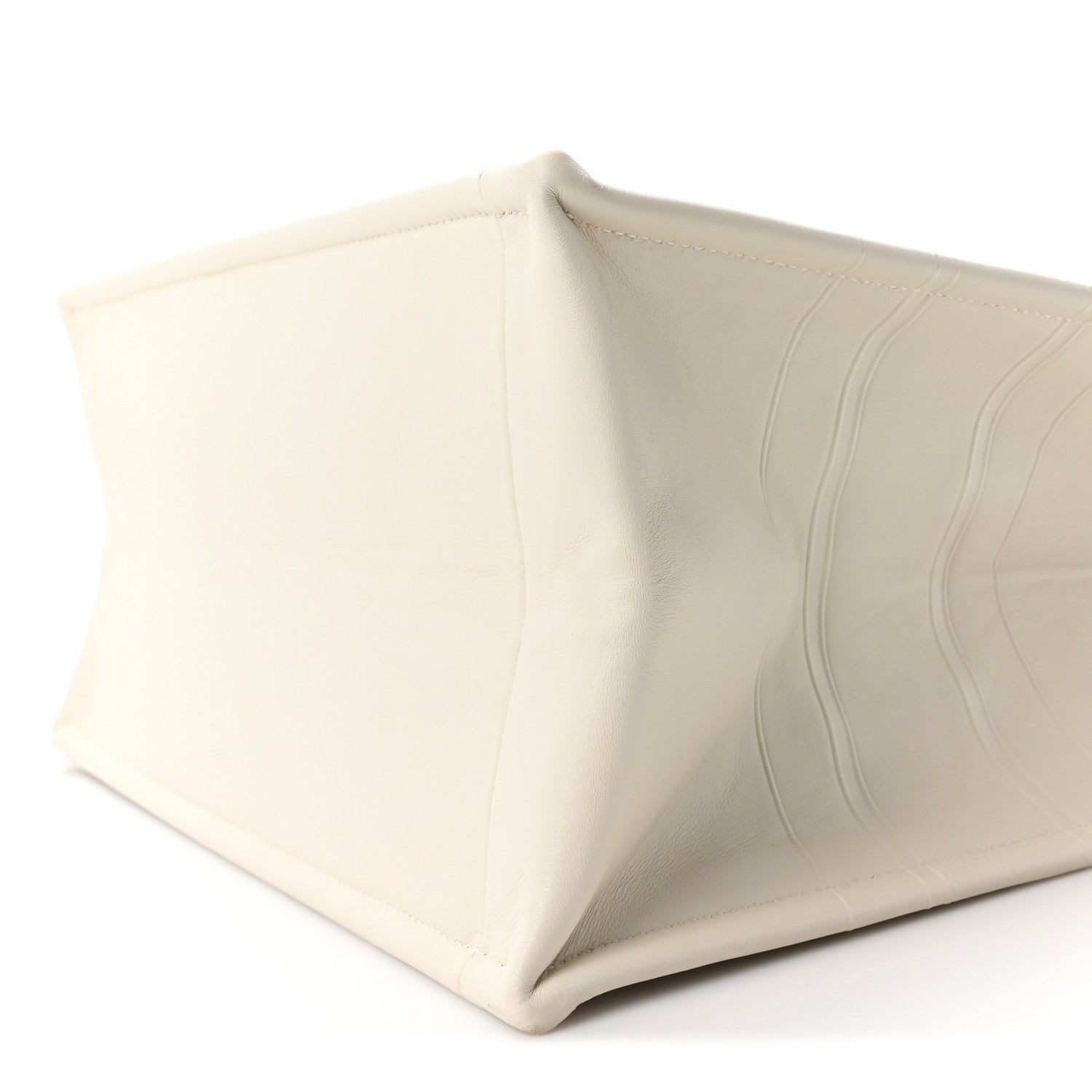 Calfskin Embossed Medium Book Tote Ivory Tote Ivory £¨ Direct shipment via from wholesalehk.shop