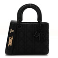 Ultra Matte Calfskin Cannage Small My ABCDior Lady Dior Black wholesalehk.shop