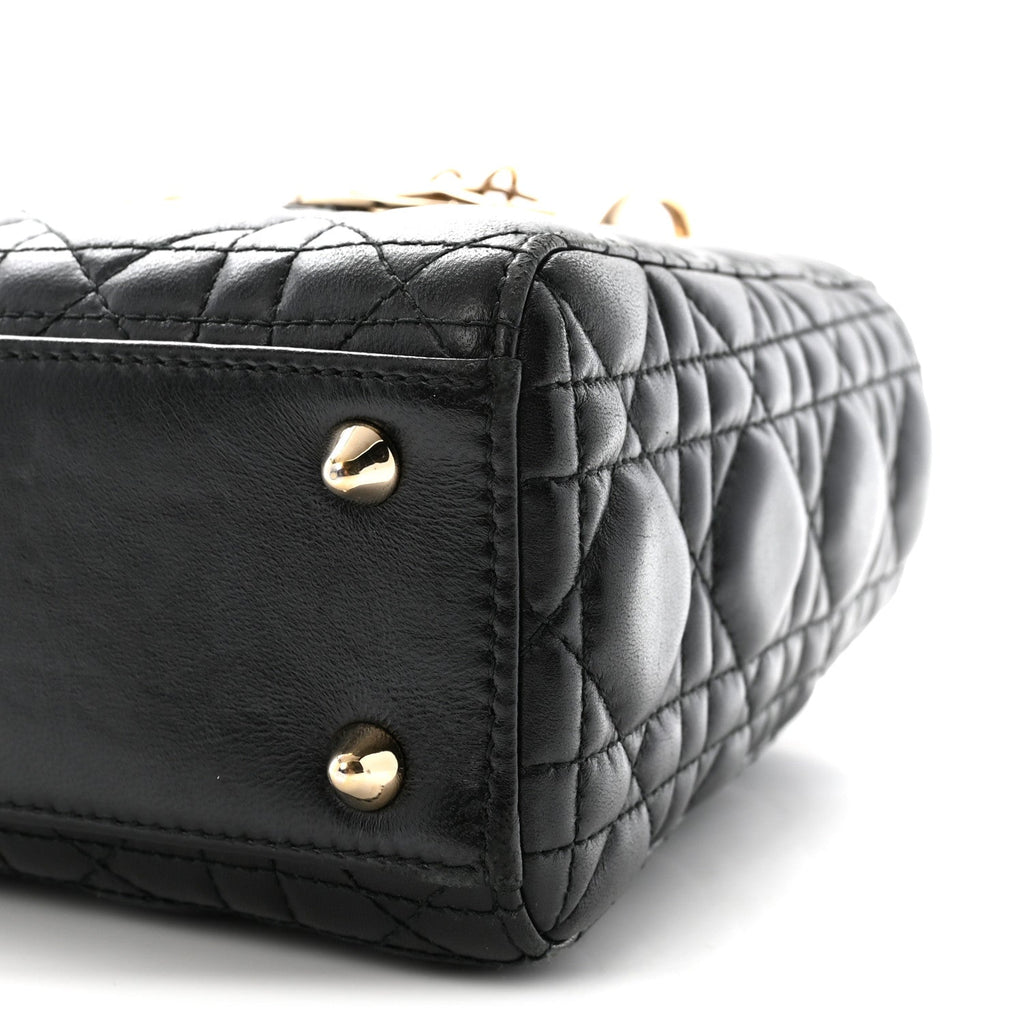 Lambskin Cannage Small My ABCDior Lady Dior Black wholesalehk.shop