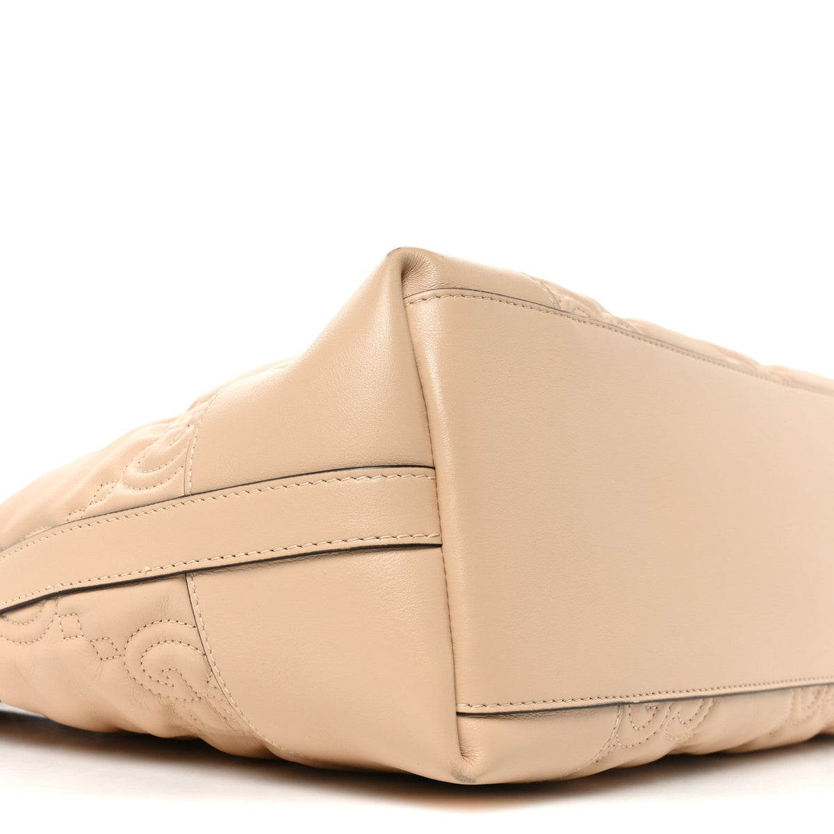 Calfskin GG Matelasse Medium Ophidia Shopping Tote Beige wholesalehk.shop