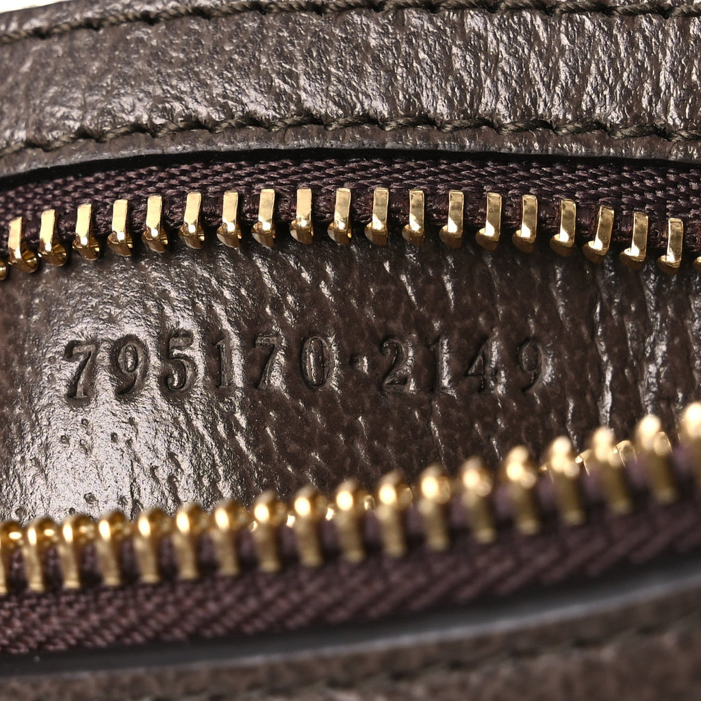 GG Supreme Monogram Textured Calfskin Web Super Mini Ophidia Shoulder Bag Beige Ebony New Acero wholesalehk.shop