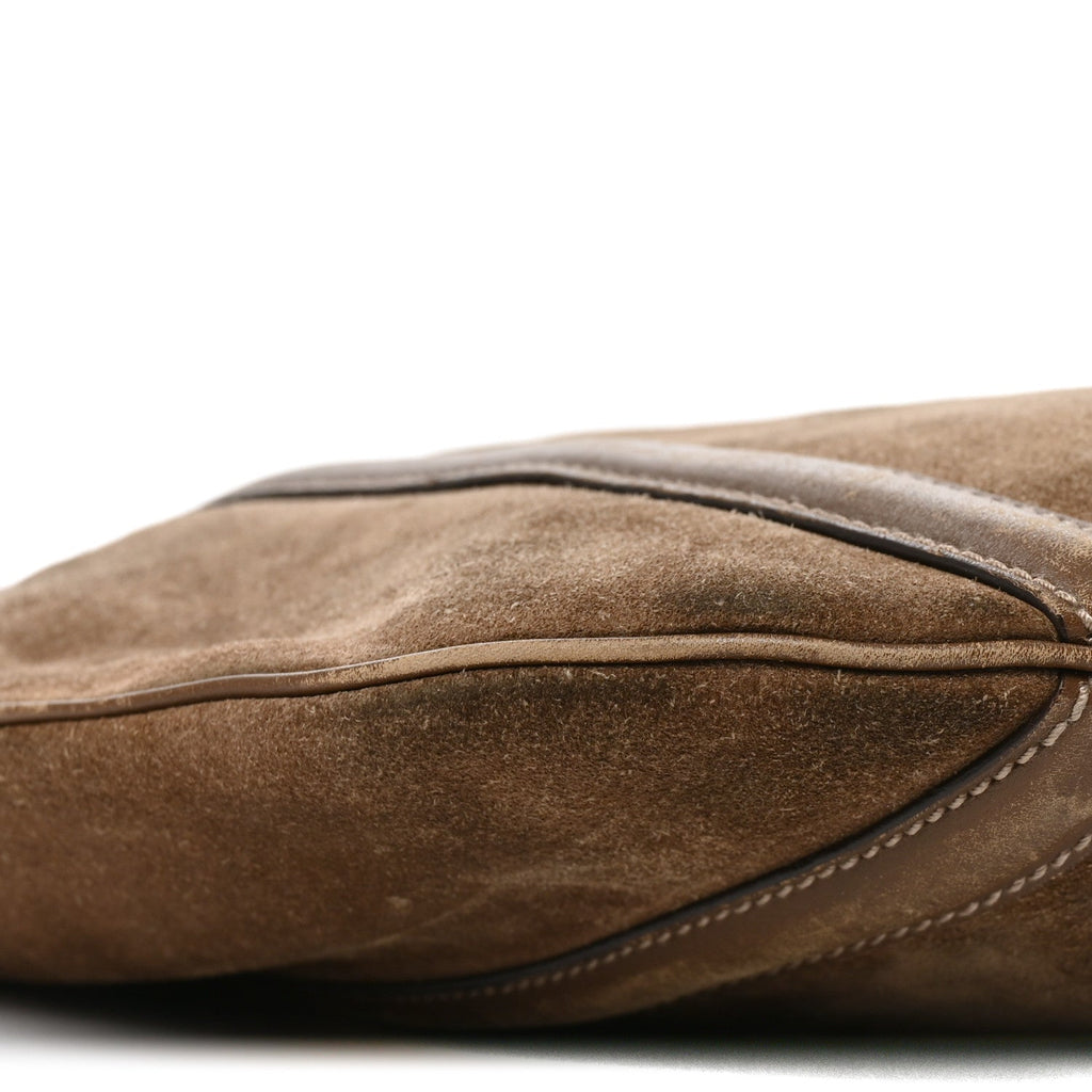 Suede Medium Britt Tote Brown wholesalehk.shop