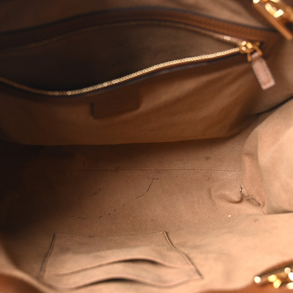 GG Supreme Monogram Medium Padlock Tote Beige Cuir £¨ Direct shipment via from wholesalehk.shop