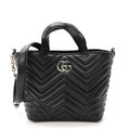 Lambskin Matelasse Small GG Marmont Betty Tote Bag Black wholesalehk.shop