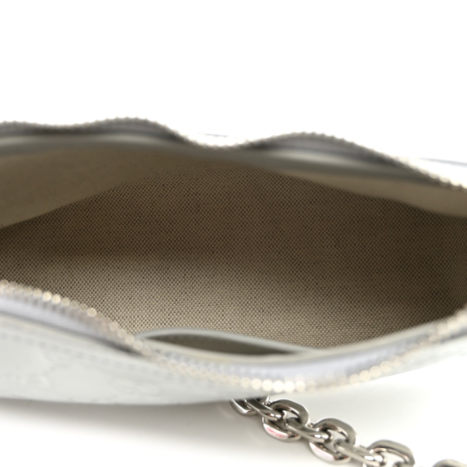 Shine Guccissima Emblem Small Shoulder Bag Silver £¨ Direct shipment via from wholesalehk.shop
