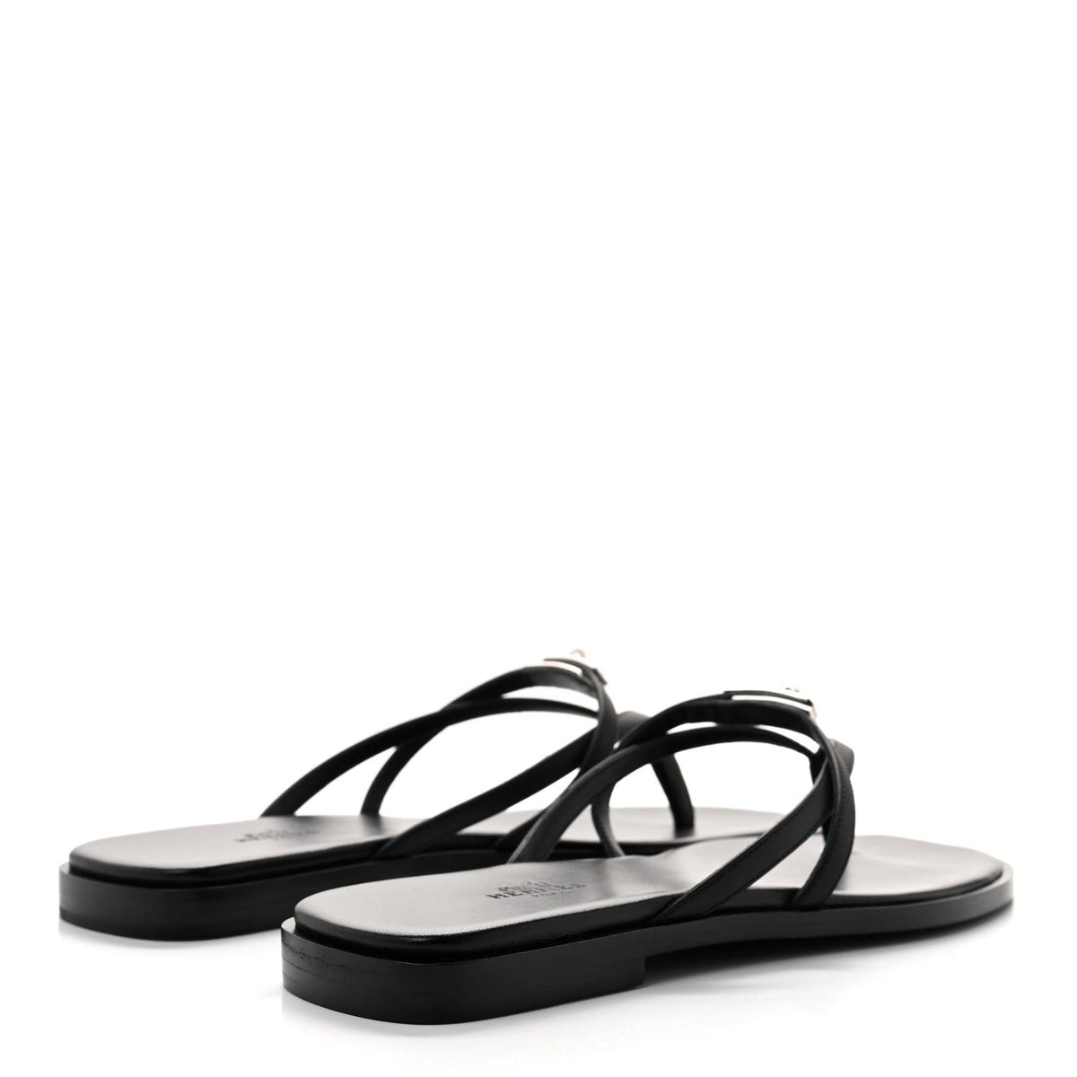 Calfskin Miss Sandals 39 Black wholesalehk.shop