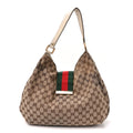 Monogram Large New Ladies Web Hobo Off White wholesalehk.shop
