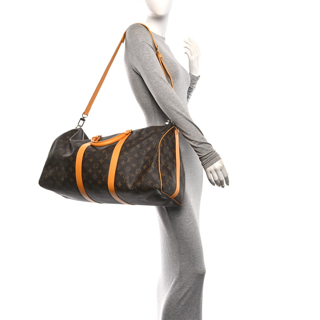Monogram Macassar Keepall Bandouliere 50 Safran Yellow wholesalehk.shop
