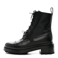 Glossed Calfskin Funk Ankle Boots 37.5 Black wholesalehk.shop