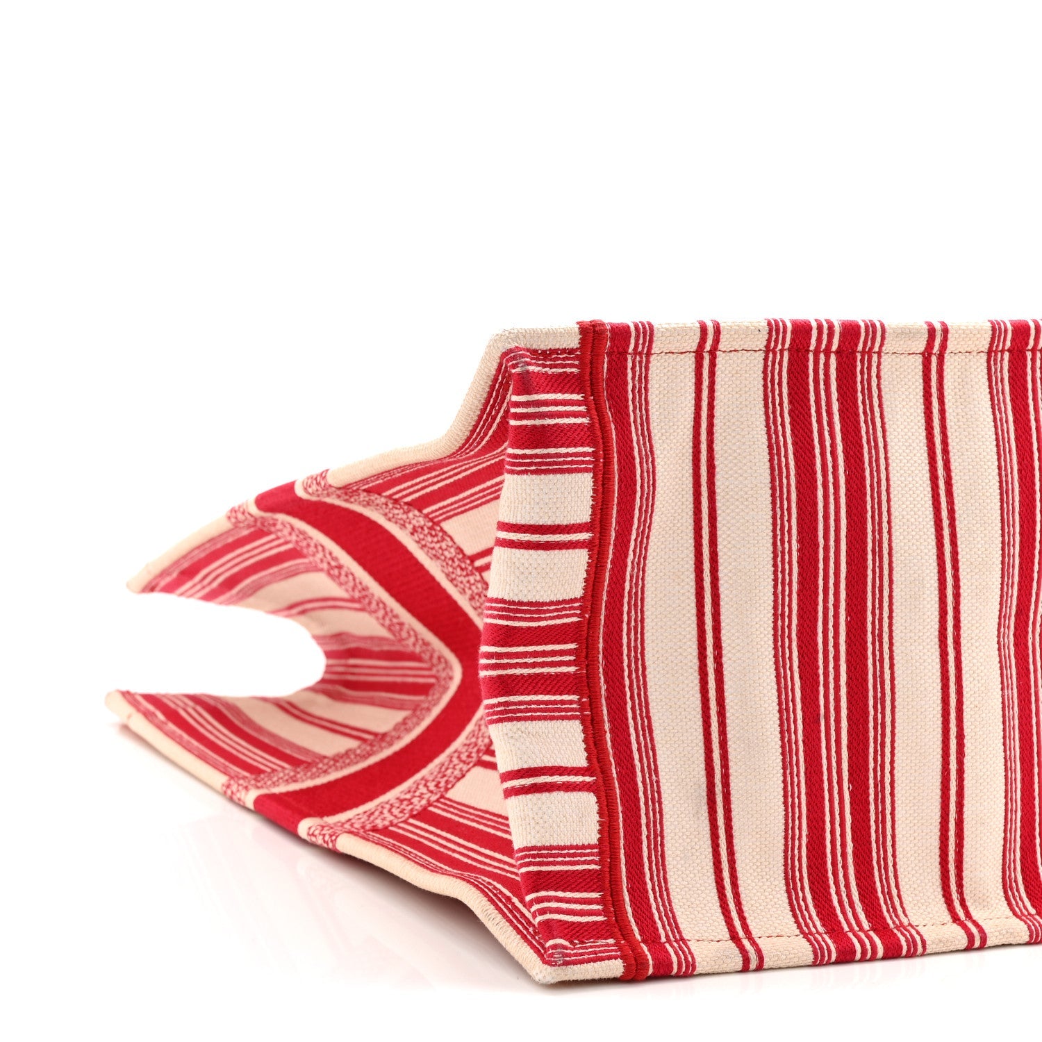 Canvas Embroidered Mykonos Large Striped Book Tote Red £¨ Direct shipment via from wholesalehk.shop