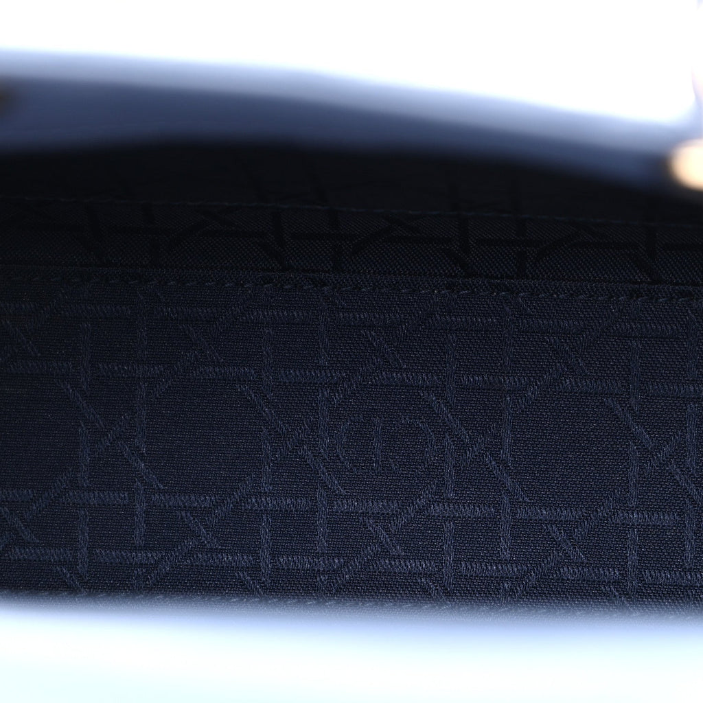 Lambskin Cannage Small My ABCDior Lady Dior Denim Blue wholesalehk.shop