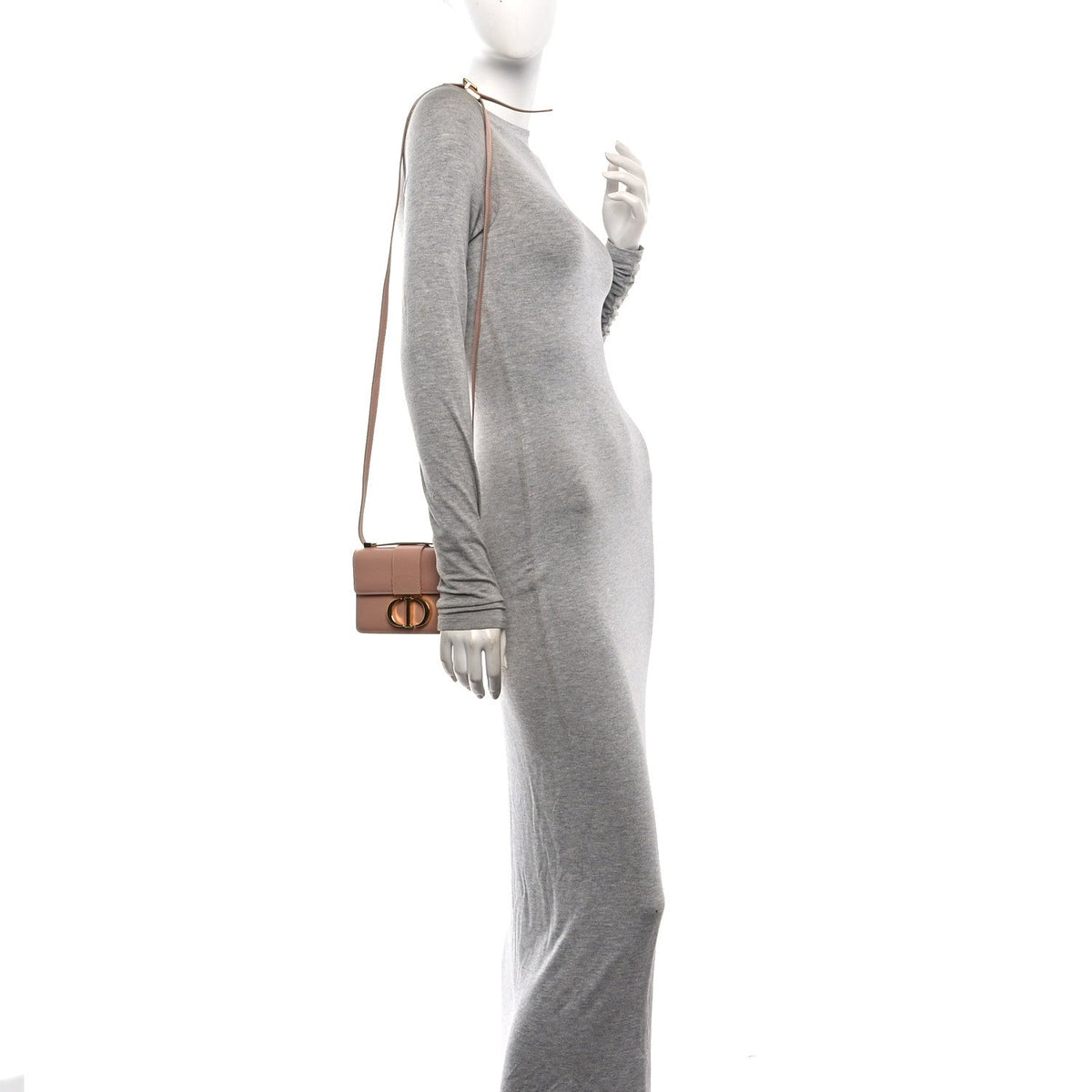 Smooth Calfskin Micro 30 Montaigne Flap Bag Rose Des Vents wholesalehk.shop