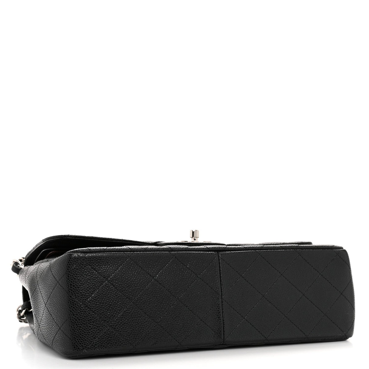 Caviar Quilted Jumbo Double Flap Black wholesalehk.shop