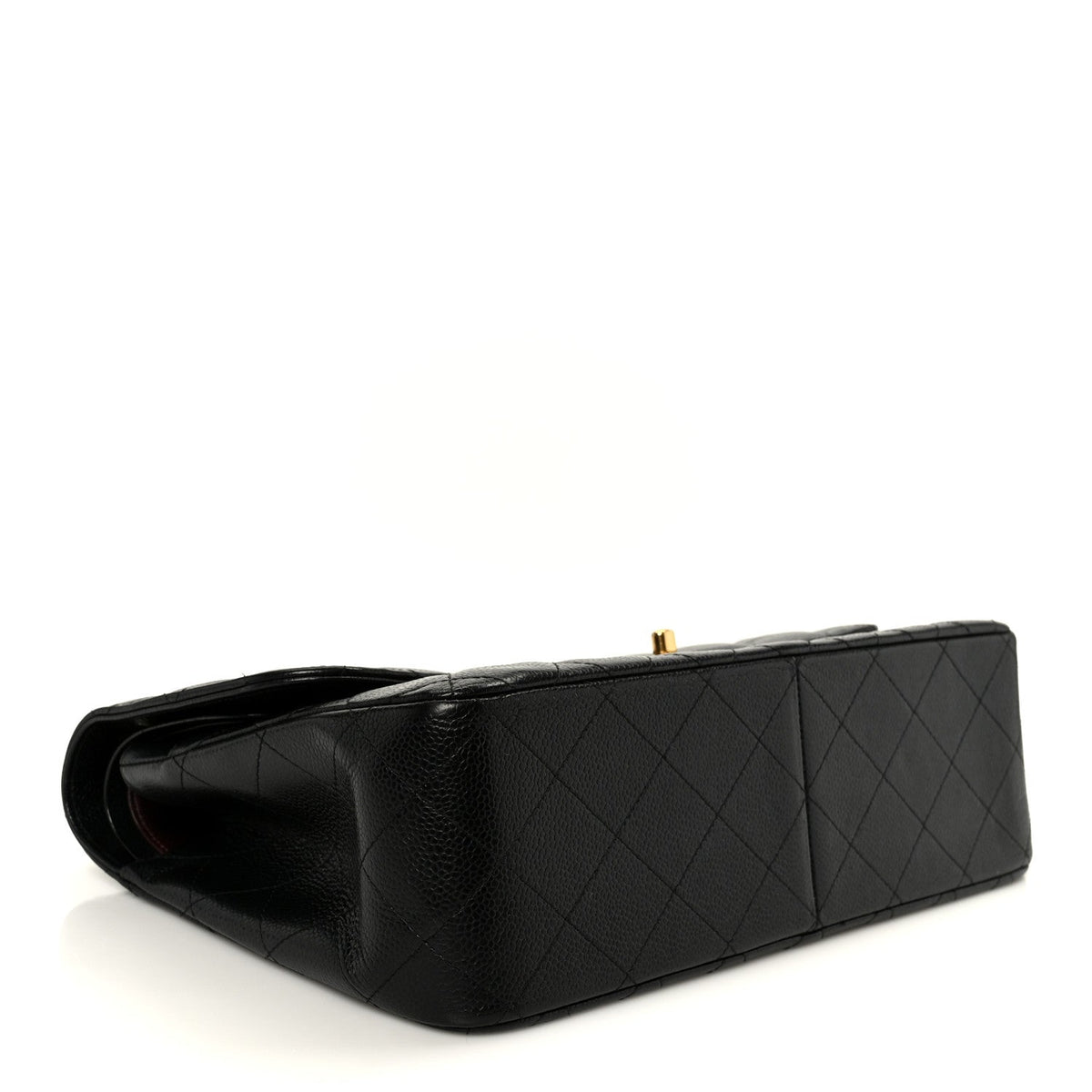 Caviar Quilted Jumbo Double Flap Black wholesalehk.shop