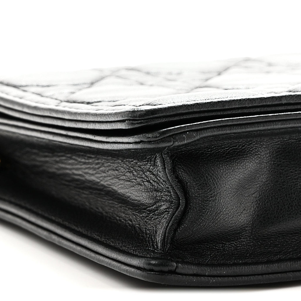 Lambskin Cannage Lady Dior Pouch Black wholesalehk.shop