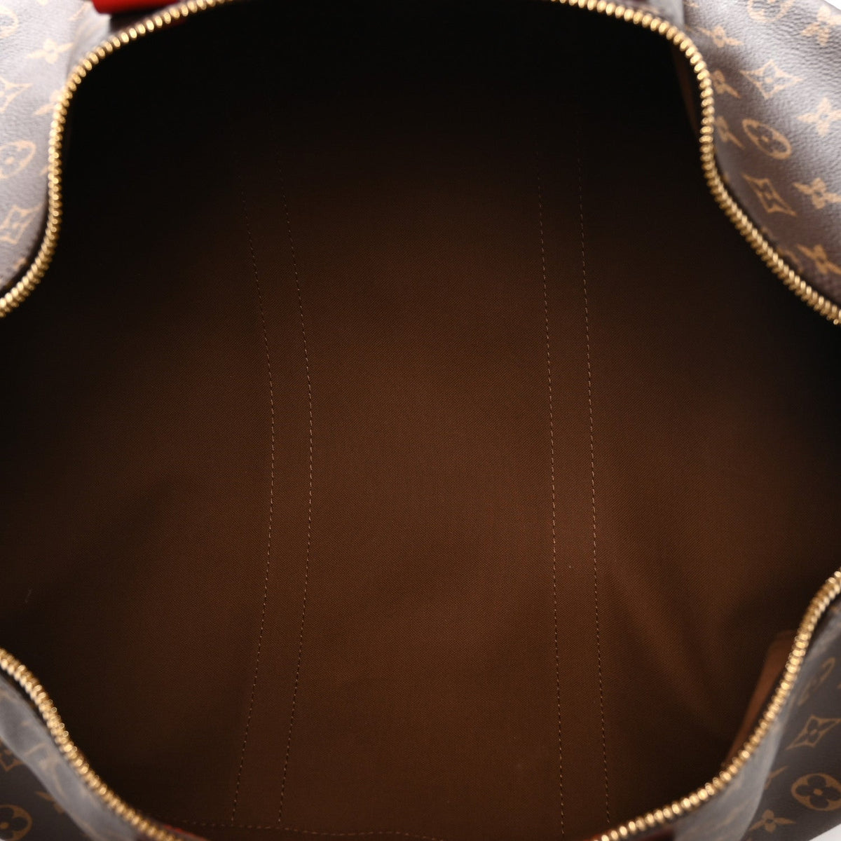 Calfskin Monogram Keepall Bandouliere 50 Coquelicot wholesalehk.shop