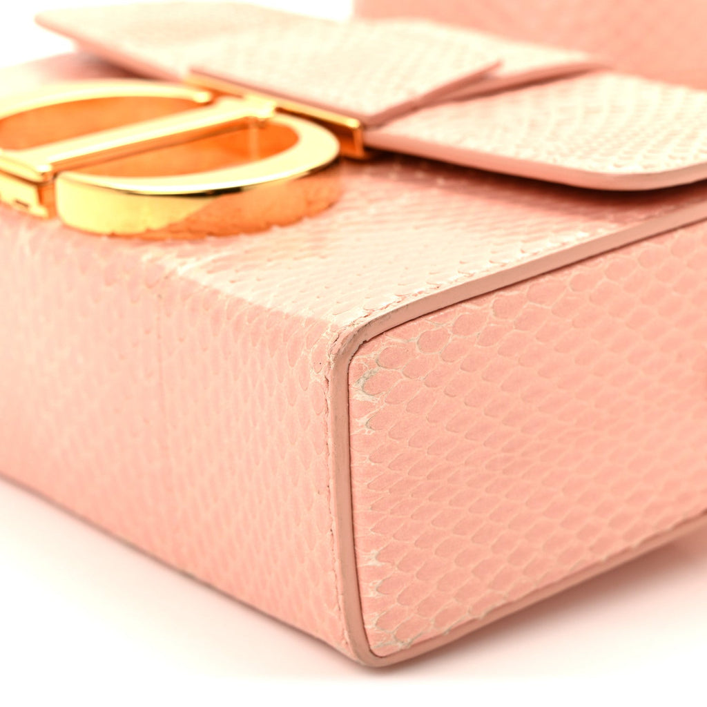 Snakeskin 30 Montaigne Box Bag Rose Clair wholesalehk.shop
