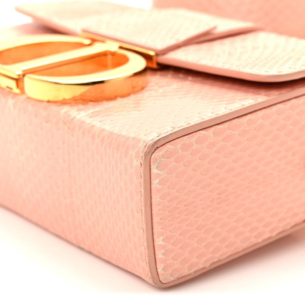 Snakeskin 30 Montaigne Box Bag Rose Clair wholesalehk.shop