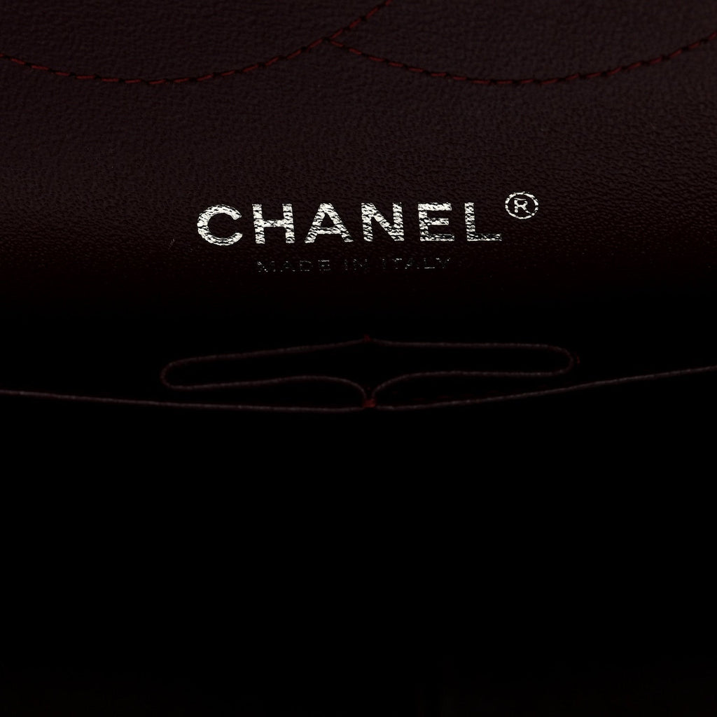 Lambskin Quilted Jumbo Double Flap Black wholesalehk.shop