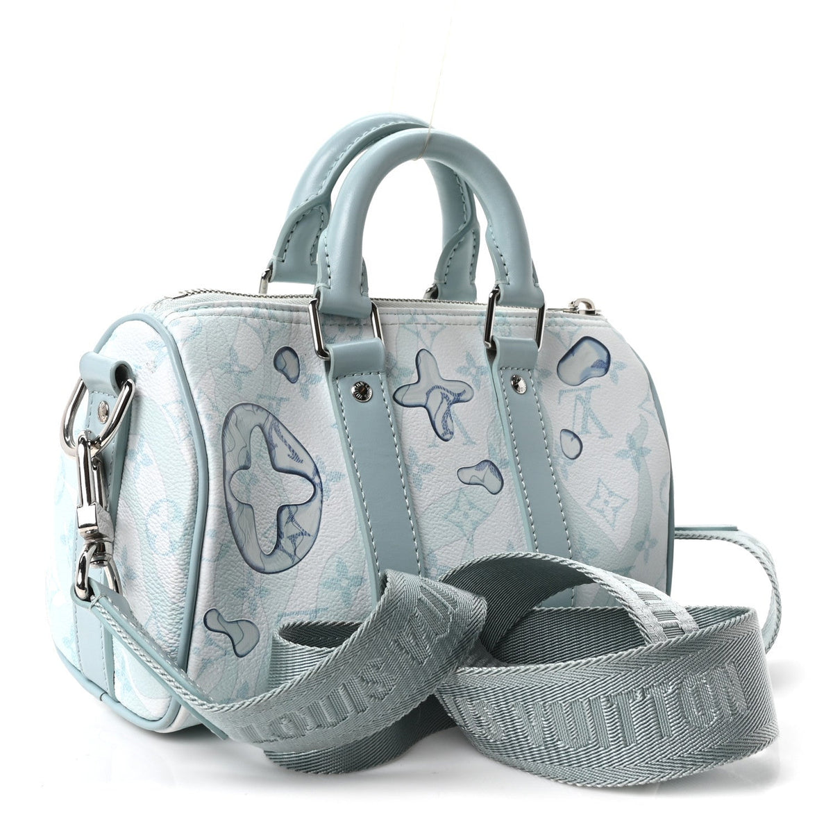 Monogram Aquagarden Keepall Bandouliere 25 Crystal Blue wholesalehk.shop