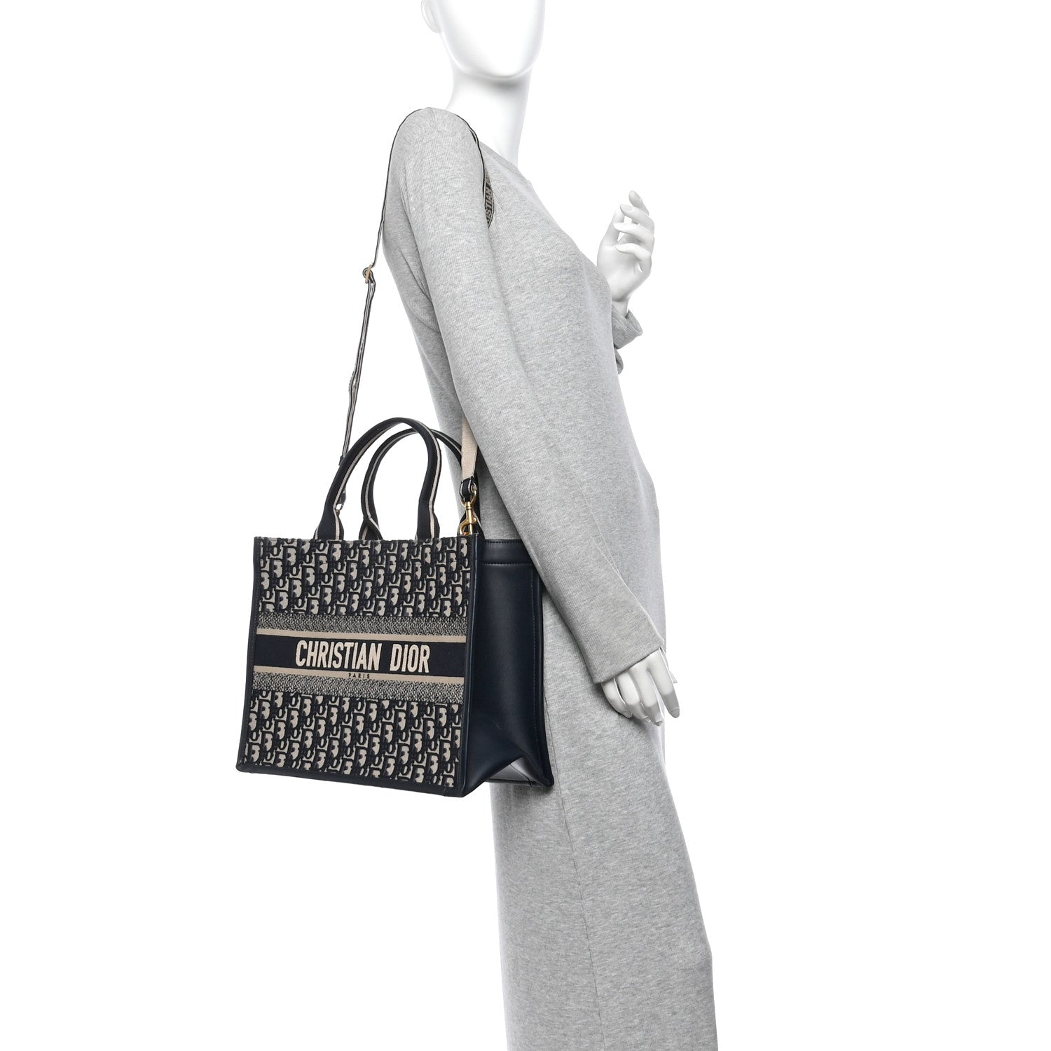 Oblique Calfskin Medium Book Tote With Strap Blue Multicolor £¨ Direct shipment via from wholesalehk.shop