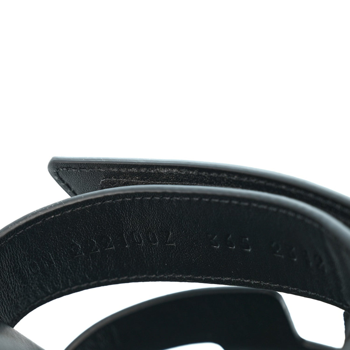 Calfskin Womens Chypre Sandals 36.5 Black wholesalehk.shop