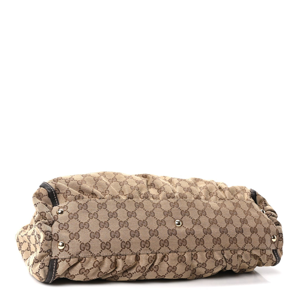 Monogram D Gold Tote Dark Brown wholesalehk.shop