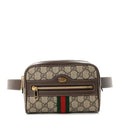 GG Supreme Monogram Web Small Ophidia Belt Bag 85 34 Dark Brown wholesalehk.shop