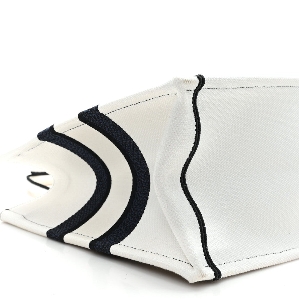 Canvas Embroidered Medium Miss Dior Graffiti Book Tote Navy White £¨ Direct shipment via from wholesalehk.shop