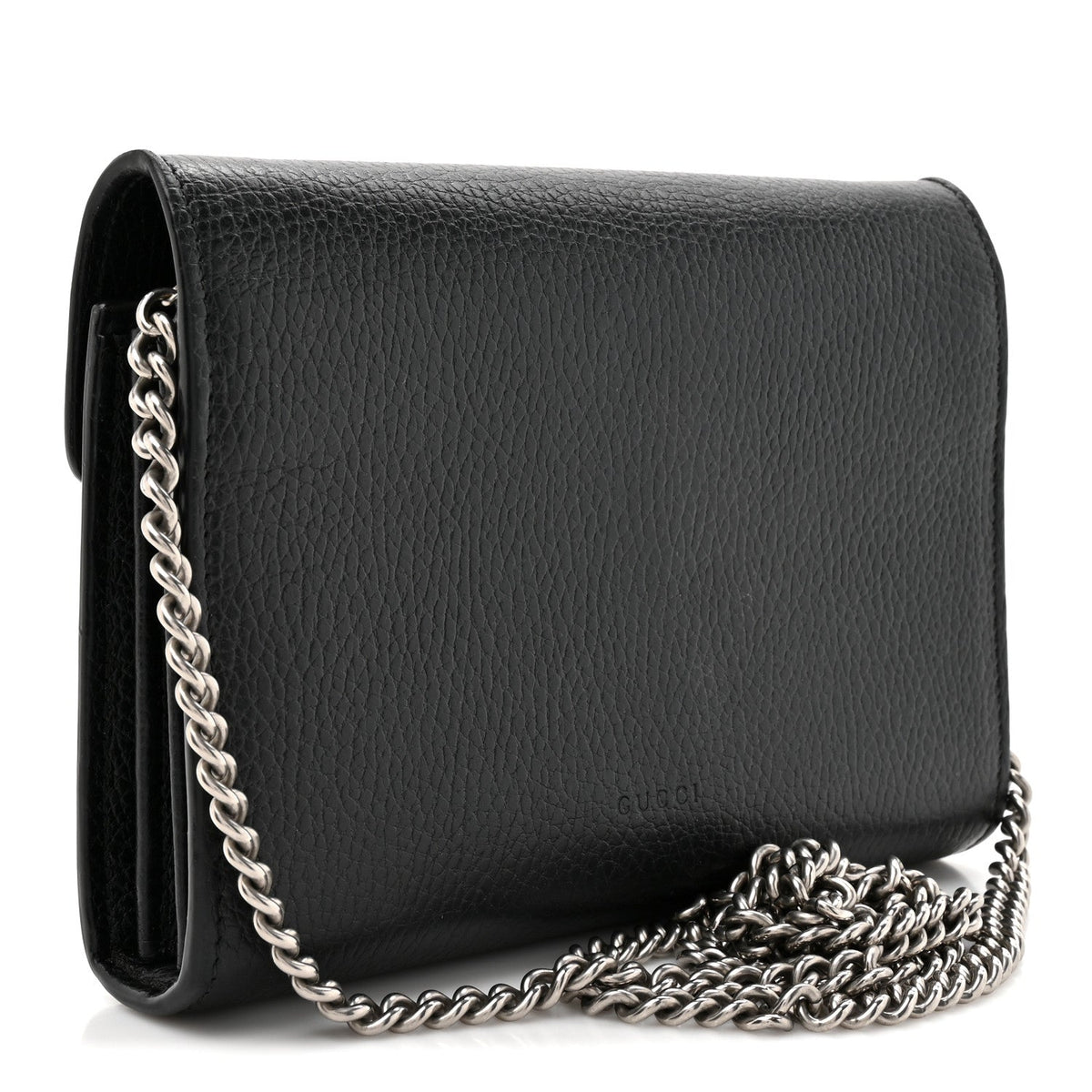 Calfskin Mini Dionysus Chain Wallet Black wholesalehk.shop